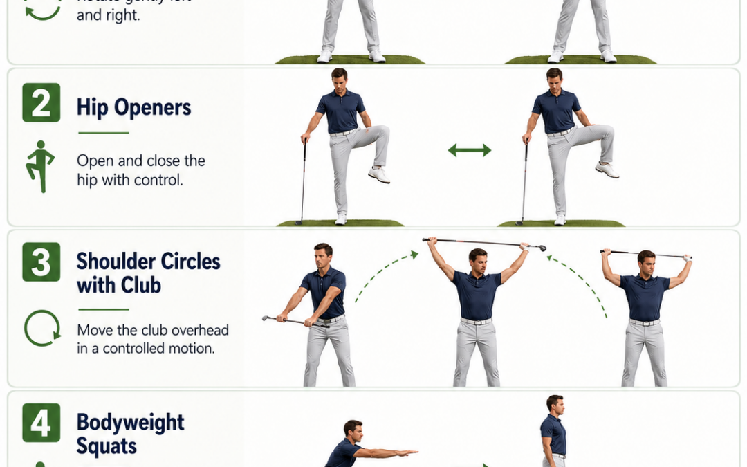 Why Warming Up and Stretching Before Golf Can Save Your Swing, And Your Back